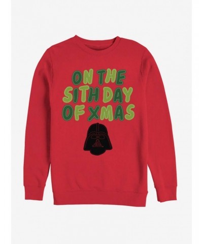 Star Wars Vader Sith Day of Christmas Crew Sweatshirt $12.40 Sweatshirts