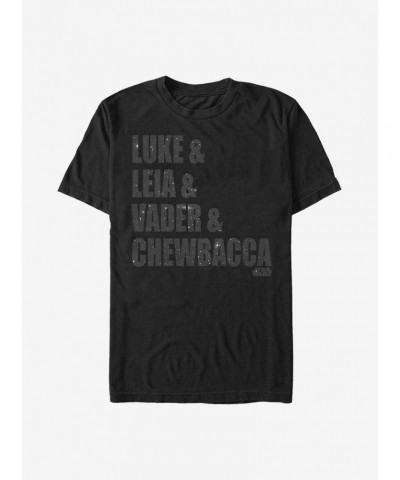 Star Wars Names T-Shirt $6.21 T-Shirts