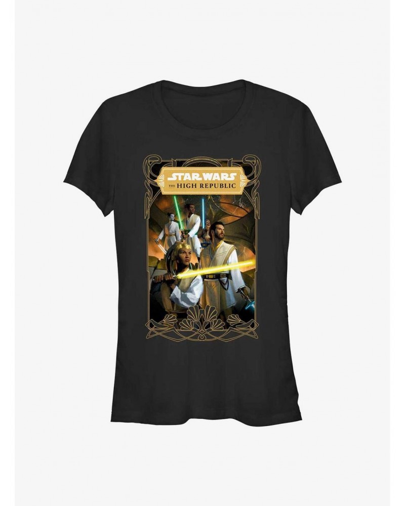 Star Wars: The High Republic Del Rey Poster Girls T-Shirt $8.09 T-Shirts