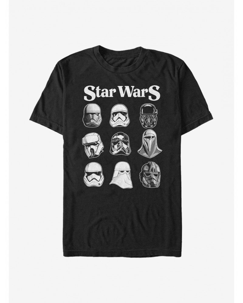 Star Wars Trooper Helmets T-Shirt $7.14 T-Shirts