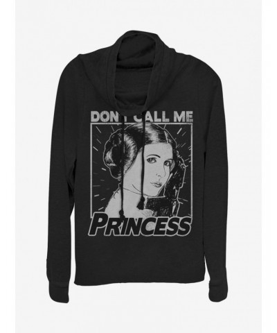 Star Wars No Princess Cowlneck Long-Sleeve Girls Top $14.73 Tops