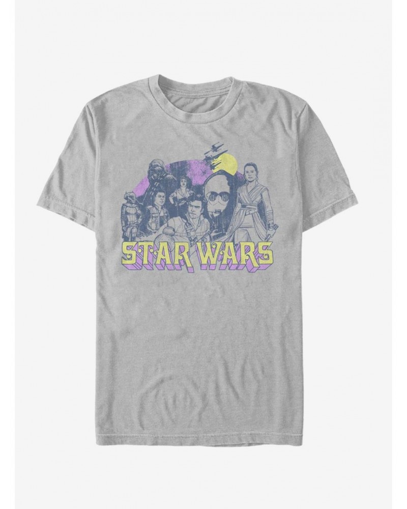 Star Wars Episode IX The Rise Of Skywalker Retro Rebel T-Shirt $4.81 T-Shirts