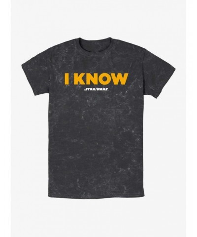 Star Wars I Know Mineral Wash T-Shirt $5.05 T-Shirts