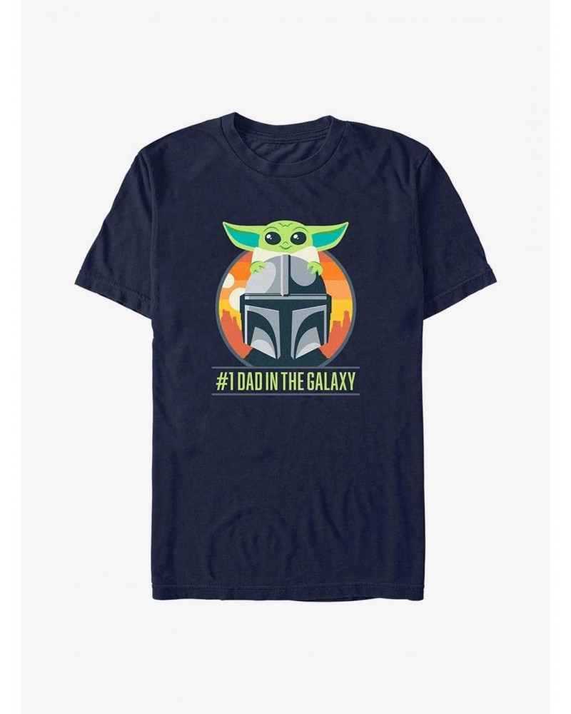 Star Wars The Mandalorian Father's Day Mando Piggy Back T-Shirt $7.45 T-Shirts