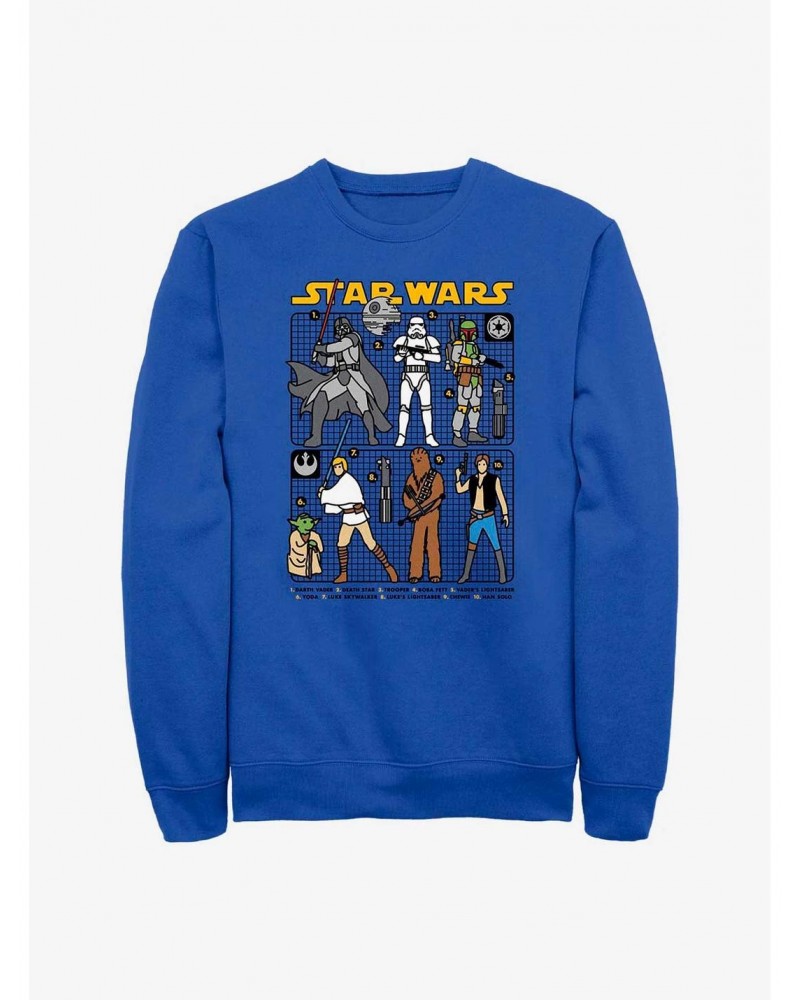 Star Wars Star Crew Sweatshirt $11.22 Sweatshirts