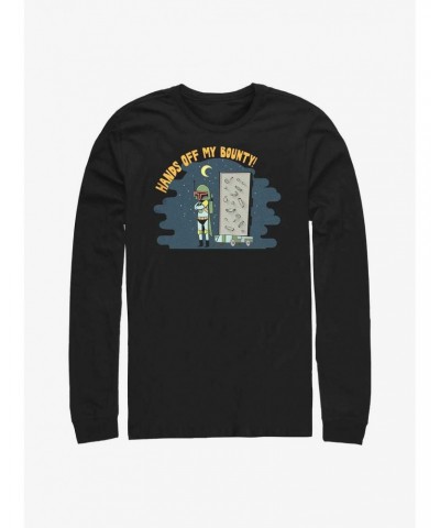 Star Wars Boba Fett Hands Off My Bounty! Long-Sleeve T-Shirt $10.53 T-Shirts