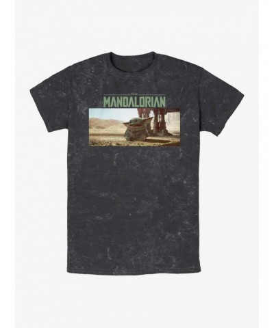 Star Wars The Mandalorian Still Looking Mineral Wash T-Shirt $6.40 T-Shirts