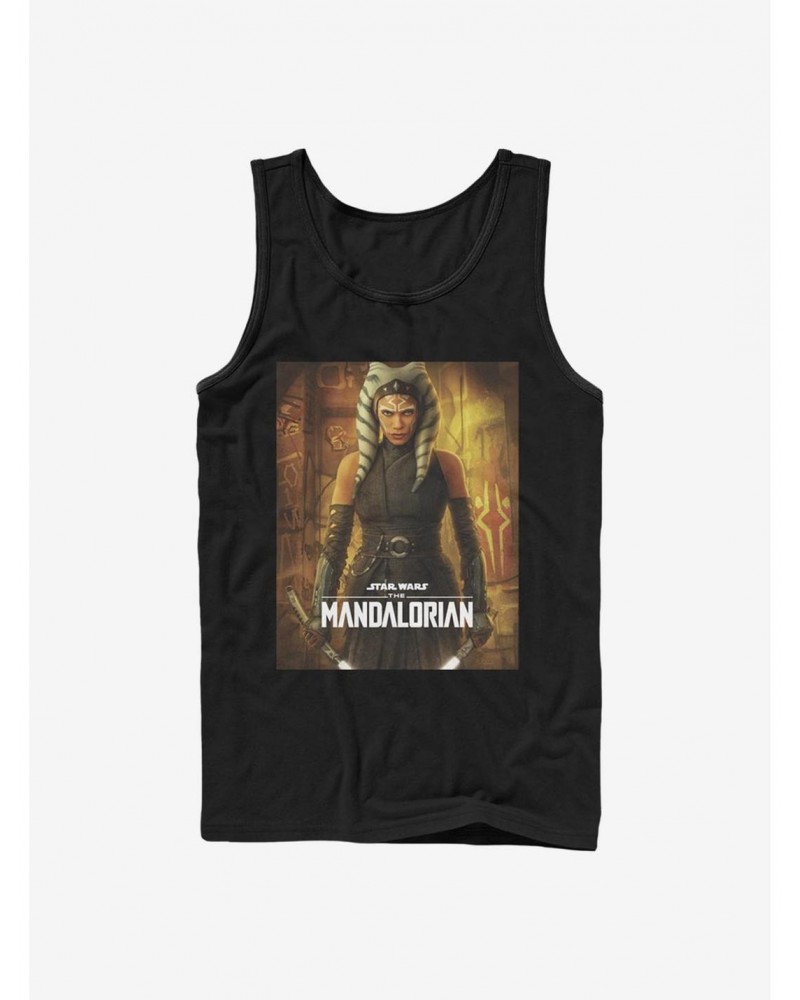 Star Wars The Mandalorian Ahsoka Poster Tank $8.57 Tanks