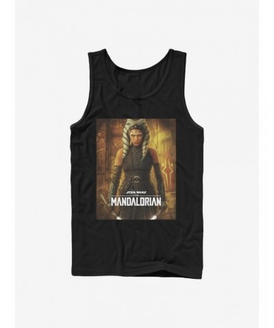 Star Wars The Mandalorian Ahsoka Poster Tank $8.57 Tanks