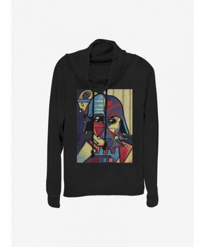 Star Wars Picasso Vader Cowlneck Long-Sleeve Girls Top $16.52 Tops