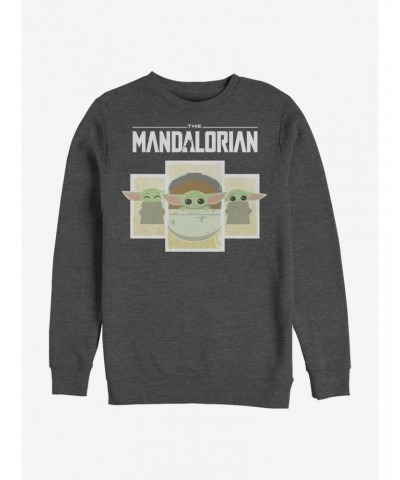 Star Wars The Mandalorian The Child Boxes Crew Sweatshirt $8.86 Sweatshirts