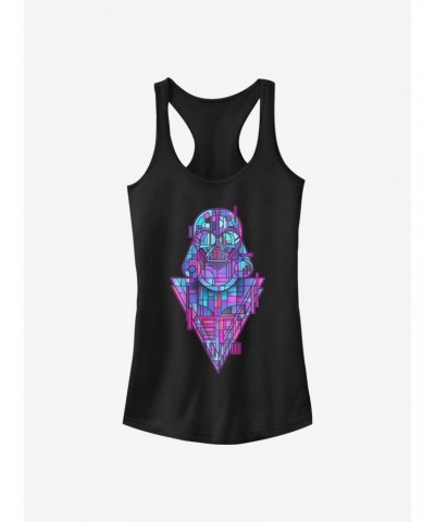 Star Wars Geo Panel Vader Girls Tank Top $6.57 Tops