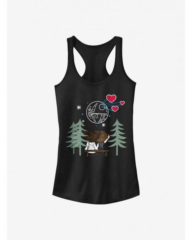 Star Wars Valentine Han And Leia Girls Tank $8.17 Tanks