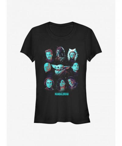 Star Wars The Mandalorian The Child And The Team Girls T-Shirt $5.99 T-Shirts