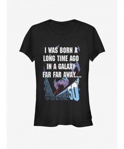 Star Wars Born Long Ago Girls T-Shirt $5.99 T-Shirts