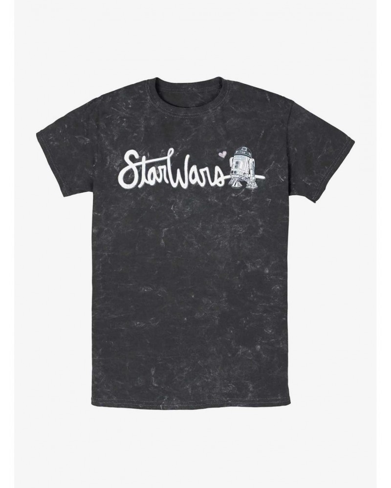 Star Wars R2-D2 Mineral Wash T-Shirt $7.41 T-Shirts