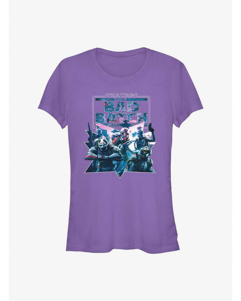 Star Wars: The Bad Batch Bursting Batch Girls T-Shirt $7.44 T-Shirts