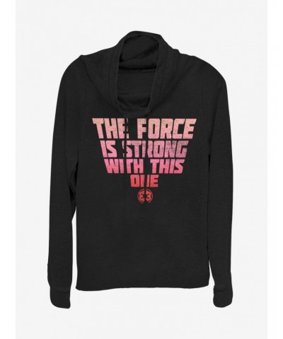 Star Wars Strong Force Cowlneck Long-Sleeve Girls Top $15.45 Tops