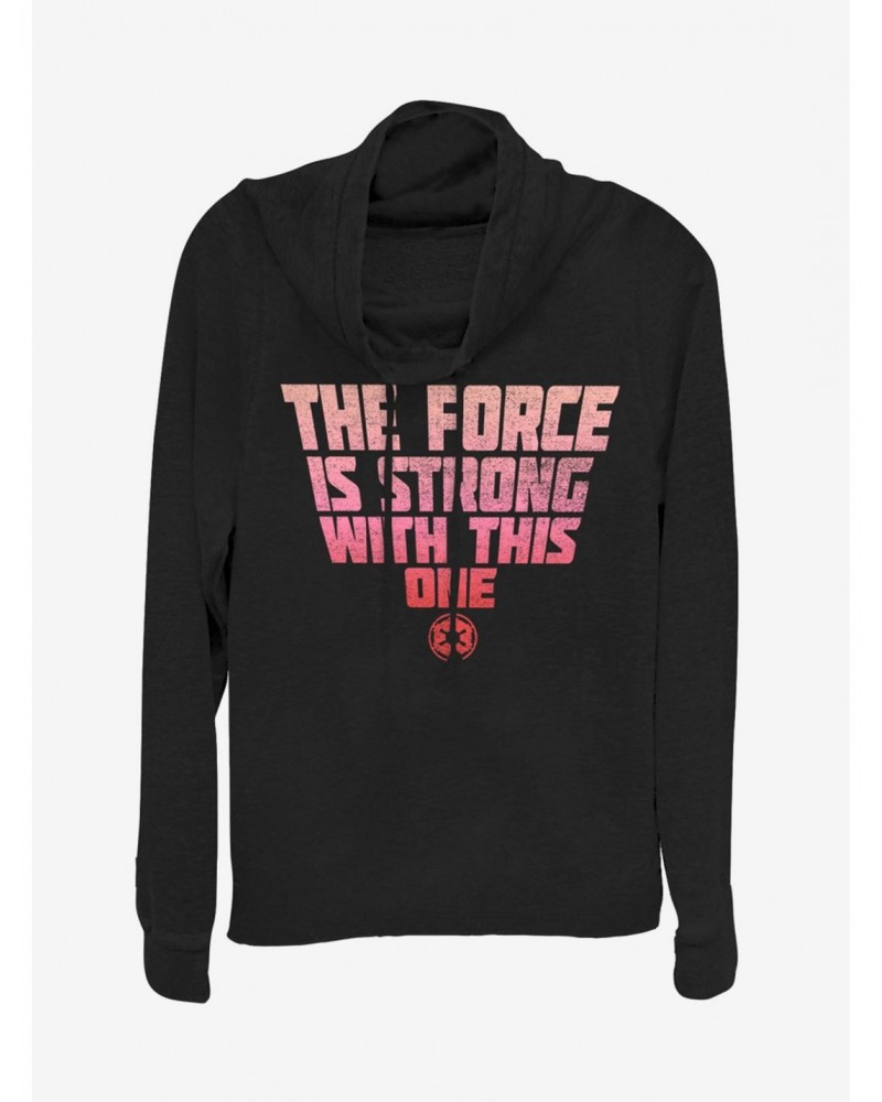 Star Wars Strong Force Cowlneck Long-Sleeve Girls Top $15.45 Tops