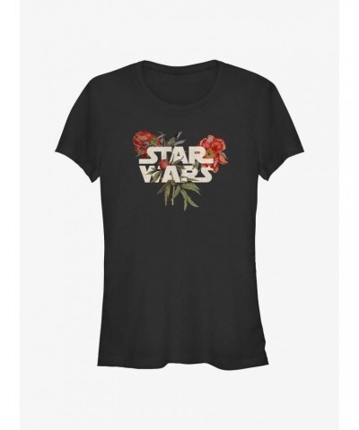 Star Wars Floral Logo Girls T-Shirt $6.80 T-Shirts