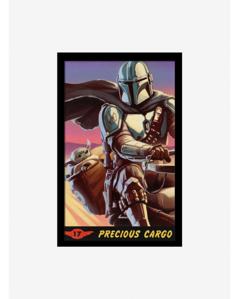 Star Wars The Mandalorian Precious Cargo Framed Wood Wall Art $8.72 Merchandises