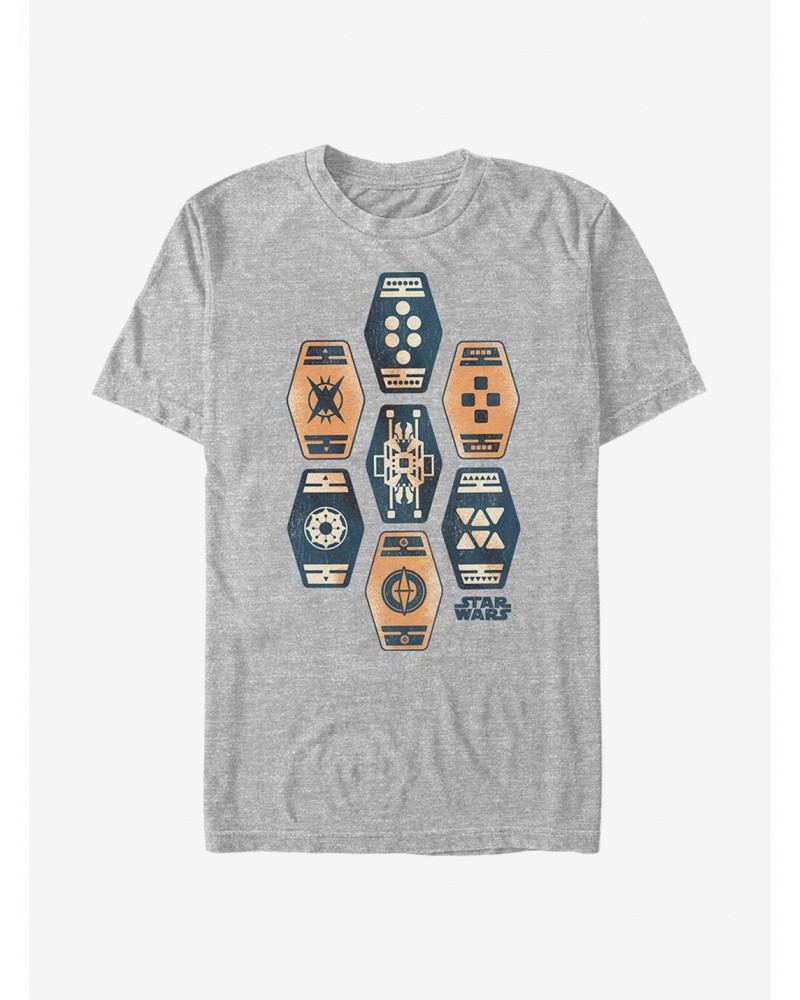 Star Wars Sabacc Deck T-Shirt $5.90 T-Shirts