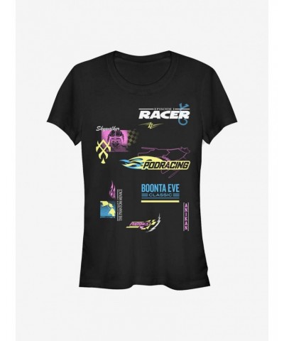 Star Wars Racer Scatter Girls T-Shirt $5.66 T-Shirts