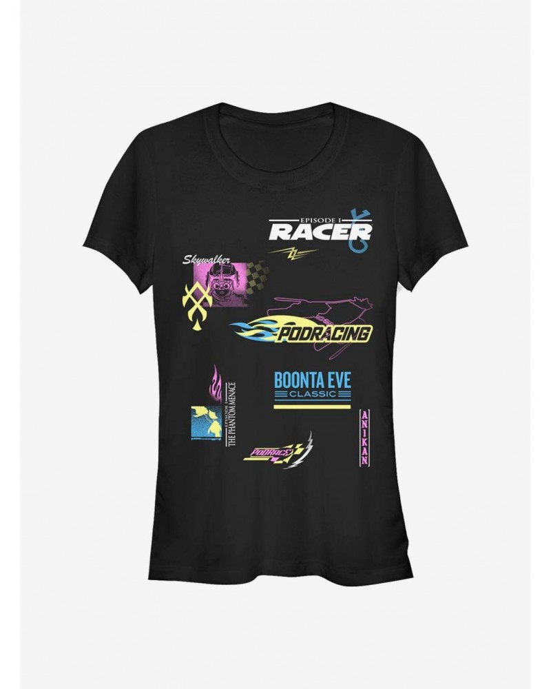 Star Wars Racer Scatter Girls T-Shirt $5.66 T-Shirts