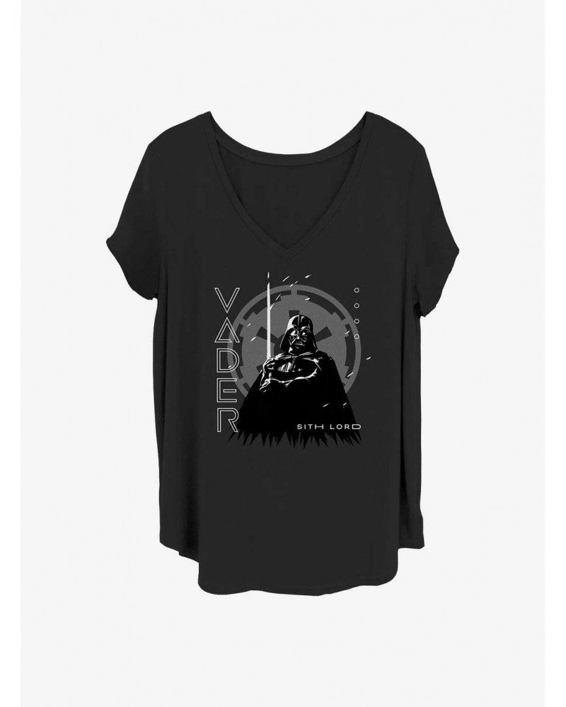 Star Wars Lord Vader Girls T-Shirt Plus Size $11.56 T-Shirts