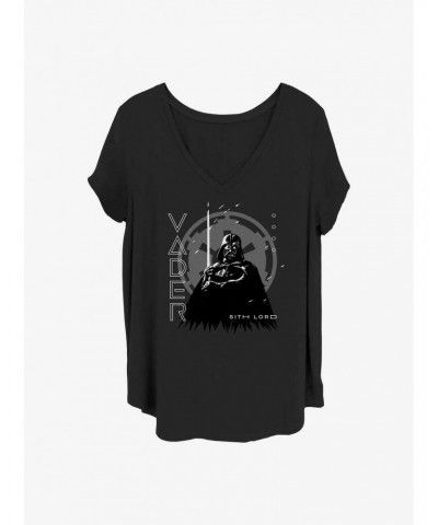 Star Wars Lord Vader Girls T-Shirt Plus Size $11.56 T-Shirts