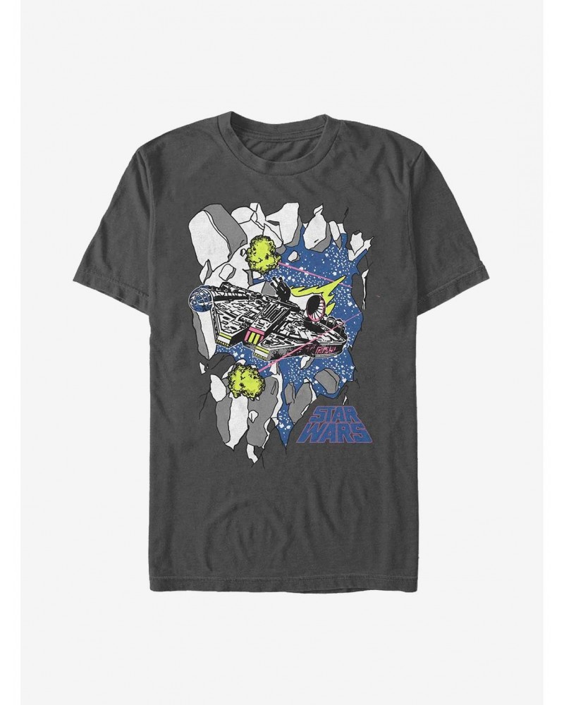 Star Wars Falcon Break Through T-Shirt $7.30 T-Shirts