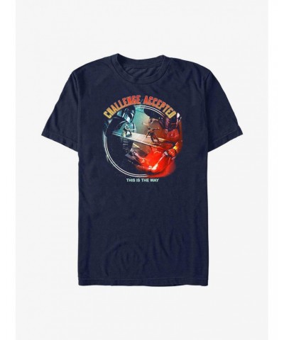 Star Wars The Book Of Boba Fett Challenge Accepted T-Shirt $6.99 T-Shirts