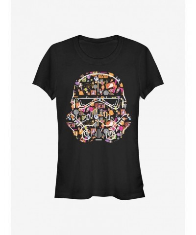 Star Wars Candy Trooper Face Girls T-Shirt $8.09 T-Shirts