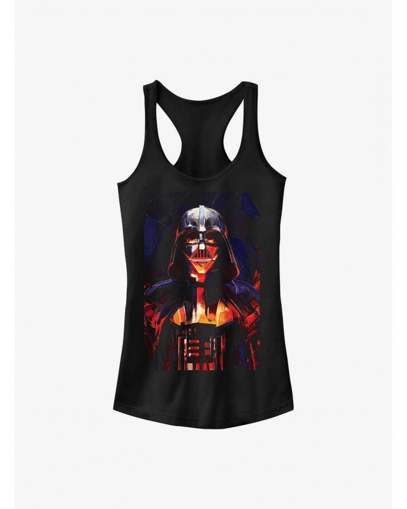 Star Wars Obi-Wan Kenobi Vader Paint Girls Tank Top $6.97 Tops