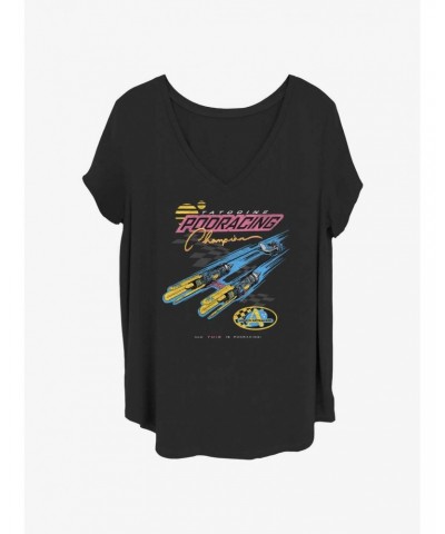 Star Wars Tatooine Pod Racing Champion Girls T-Shirt Plus Size $8.79 T-Shirts