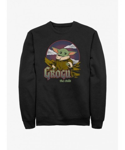 Star Wars The Mandalorian Grogu The Child Vintage Sweatshirt $13.58 Sweatshirts