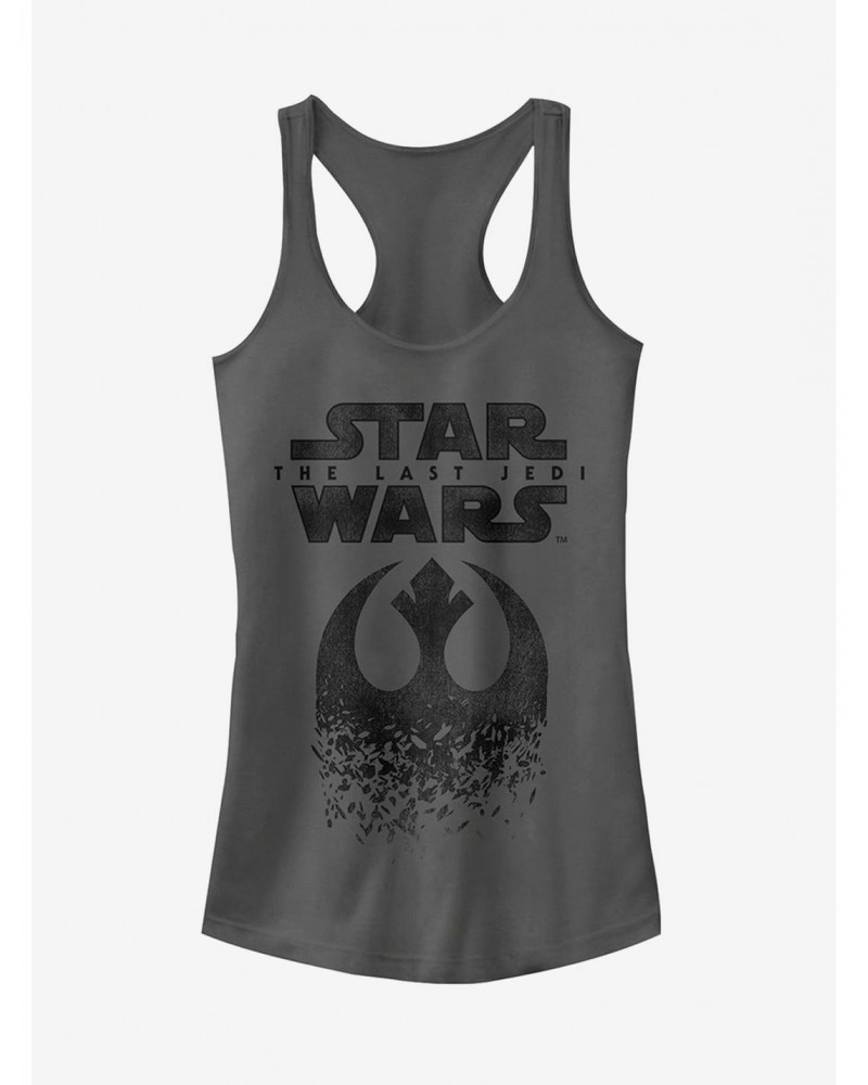 Star Wars Rebel Logo The Last Jedi Fleck Girls Tank $9.76 Tanks