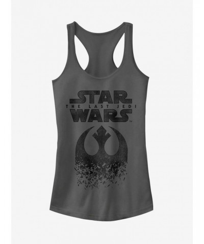 Star Wars Rebel Logo The Last Jedi Fleck Girls Tank $9.76 Tanks