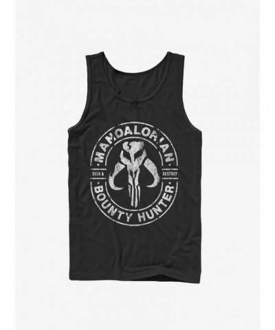 Star Wars The Mandalorian Gun For Hire Tank Top $7.17 Tops