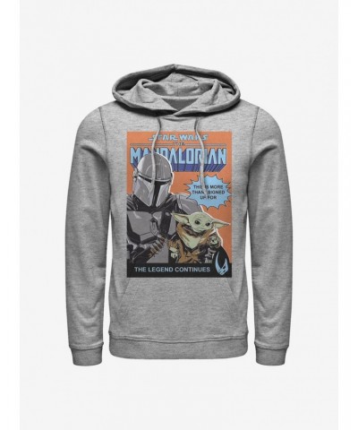 Star Wars The Mandalorian Signed Up For The Child Comic Poster Hoodie $11.14 Hoodies