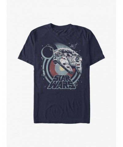 Star Wars Fly Millennium Falcon T-Shirt $7.14 T-Shirts